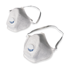 Cargar imagen en el visor de la galería, DOS CUBREBOCAS TERMOFORMADOS BLANCOS