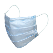 Cargar imagen en el visor de la galería, CUBREBOCAS TRICAPA CON SUS DOS CORDONES