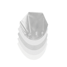 Cargar imagen en el visor de la galería, MASCARILLA BLANCA MOSTRANDO SUS 5 CAPAS DE PROTECCIÓN
